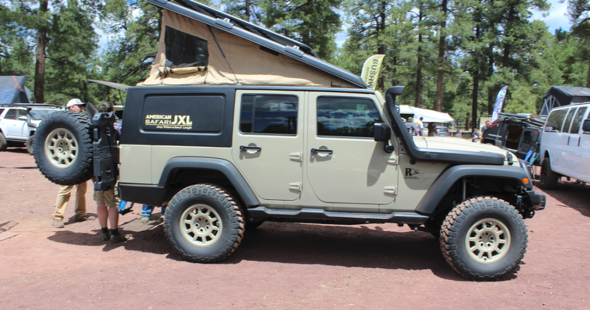 Jeep Wrangler becomes the ultimate pop-up adventure camper with